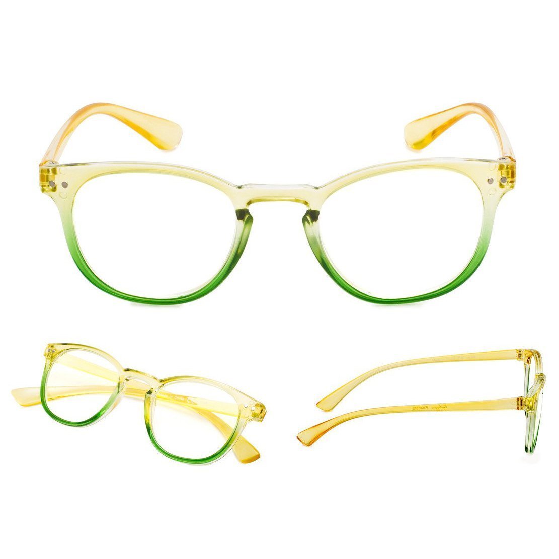 Fashion Reading Glasses Yellow 3-R144