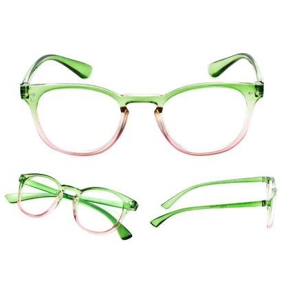 Fashion Reading Glasses Green 3-R144